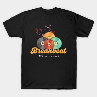 BREAKBEAT - Evolution (gold) T-Shirt